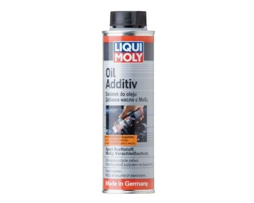 Присадка до оливи LIQUI MOLY з сульфідом молібдену MoS2 0,3 л (заспокоює (за витрату палива)