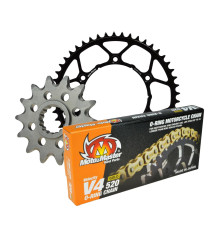 КОМПЛЕКТ ПРИВОДУ MOTO-MASTER KTM/HUSQVARNA/GASGAS 13/50/120 стропи V4-520G O-RING ЗОЛОТІ - Z?OZADNI (ЗРОБЛЕНО В ЯПОНІЇ) (M610121113+M620071150+M652002)
