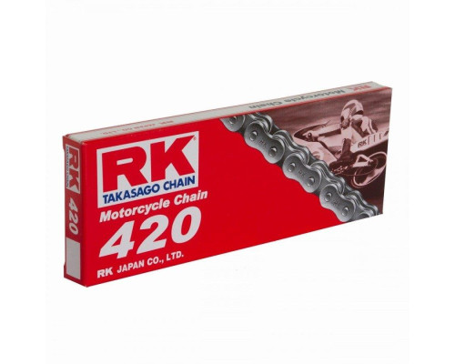 RK ланцюг DRIVE LAND 420-120 ZAPINKA (CL) W ZESTAWIE КОЛІР STANDARD (POJEMNO??: DO 125 CCM) (18,5 KN)