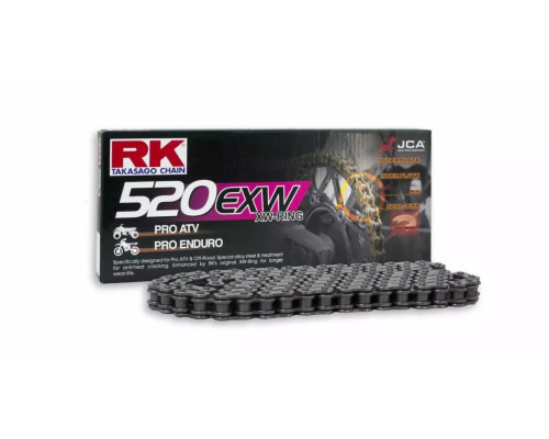 Шнур RK DRIVE LAND 520EXW-128 (XW-RING) ЛАМПА (CLF) У КОМПЛЕКТІ СТАНДАРТНИЙ КОЛІР (МІСТКІСТЬ: ДО 750 CCM) (34.3 KN)