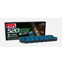 RK ланцюг DRIVE LAND BB520XRE-120(XW-RING) ТРОС (CLF) У КОМПЛЕКТІ СИНІЙ КОЛІР (МІСТКІСТЬ: ДО 800 CCM) (36,5 KN)