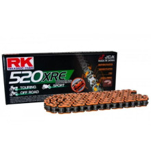 РК ланцюг DRIVE LAND DD520XRE-120 (XW-RING) ЛАМПА (CLF) В КОМПЛЕКТІ КОЛІР ПОМАРАНЧЕВИЙ (ПОТУЖНІСТЬ?: ДО 800 CCM) (36.5 KN)