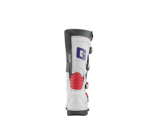 GAERNE ЧЕРЕВИКИ CROSS/ENDURO JUNIOR/KID/ДИТЯЧІ MODEL GX-J WHITE/RED/PURPLE КОЛІР БІЛИЙ/ЧЕРВОНИЙ/ФІОЛЕТОВИЙ РОЗМІР 40