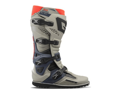 GAERNE ЧЕРЕВИКИ CROSS/ENDURO МОДЕЛЬ SG-22 GORE-TEX ENDURO ROCKY SUNSET КОЛІР СІРИЙ/СИНІЙ/ПОМАРАНЧЕВИЙ РОЗМІР 44