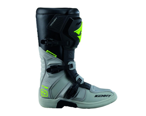 KENNY RACING ЧЕРЕВИКИ CROSS/ENDURO TRACK T2 GREY/NEON YELLOW КОЛІР СІРИЙ/ЖОВТИЙ FLUO РОЗМІР 42
