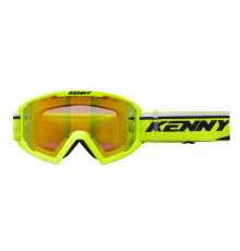 Окуляри KENNY RACING MODEL TRACK+ НЕОНОВИЙ ЖОВТИЙ - ЧЕРВОНІ ЛІНЗИ - КОЛІР ФЛУЕНТОВИЙ ЖОВТИЙ/ЧОРНИЙ ЧЕРВОНІ ДЗЕРКАЛЬНІ ЛІНЗИ