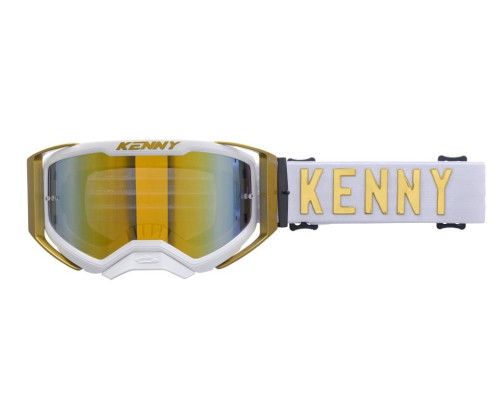 Окуляри KENNY RACING PERFORMANCE EVO 2 ЗОЛОТИСТІ ДЗЕРКАЛЬНІ - КОЛІР ДЗЕРКАЛА ЗОЛОТИСТИЙ/БІЛИЙ