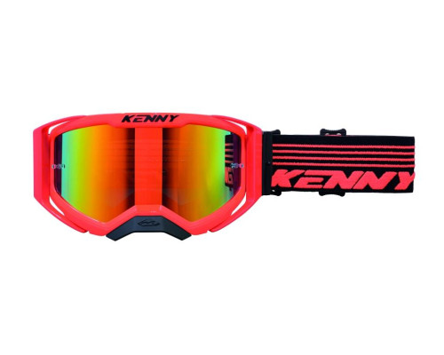 Окуляри KENNY RACING PERFORMANCE EVO 2, неоново-помаранчеві, дзеркальні, флуоресцентно-помаранчеві/чорні