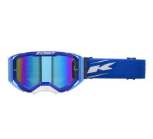 Окуляри KENNY RACING PERFORMANCE EVO 2 БІЛІ СИНІ ДЗЕРКАЛОВІ