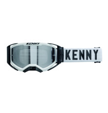 Окуляри Kenny Racing Performance Evo 2 White-Clear Lens - прозорі лінзи, білий/чорний
