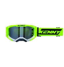 Окуляри Kenny Racing Performance Evo 2 з прозорими лінзами Yellow White Splash - прозорі лінзи флуоресцентного жовтого/чорного кольору