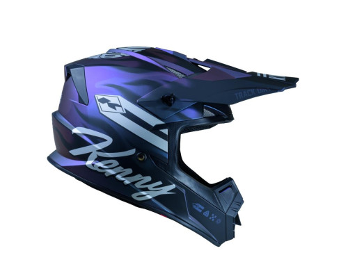 Шолом Kenny Racing для кросу/ендуро з зображенням треку + бруду, розмір M
