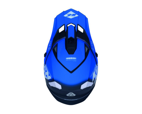 Шолом Kenny Racing для кросу/ендуро з графікою Focus Blue, розмір M