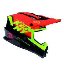 Шолом Kenny Racing для кросу/ендуро, трековий, графіка, колір Focus Red, червоний/чорний/жовтий, розмір M