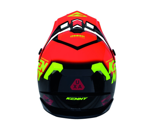 Шолом Kenny Racing для кросу/ендуро, трековий, графіка Focus Red, колір червоний/чорний/жовтий, розмір XL