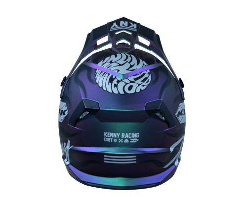 Шолом Kenny Racing для кросу/ендуро, дитячий/юніорський/дитячий, з графікою та брудом, розмір S (47-48 см)