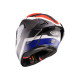 Шолом повного захисту CABERG 2026 з козирком, модель DRIFT EVO II CARBON CBR, колір чорний/синій/червоний, матовий, розмір XL