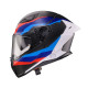Шолом CABERG 2026 Full Face з козирком, модель DRIFT EVO II CARBON MSPORT, колір чорний/синій/червоний, матовий, розмір L