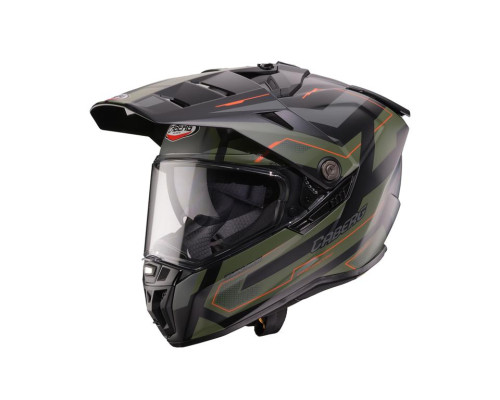 Шолом CABERG 2026 для бездоріжжя / трейлу / пригод DUOSPORT (подвійний) TANAMI RANGER, колір білий/червоний/синій, розмір M