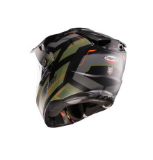 Шолом CABERG 2026 для бездоріжжя / трейлу / пригод DUOSPORT (подвійний) TANAMI RANGER, колір білий/червоний/синій, розмір S