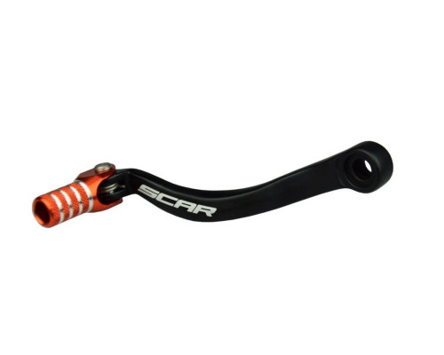 ВАЖІЛЬ ПЕРЕКЛЮЧЕННЯ ПЕРЕДАЧ SCAR RACING KTM SXF (SX-F) 250 / 450 '13-'16, SX 125 / 250 '90-'16, EXC 125 / 150 / 250 / 300 '13-'16 ЧОРНИЙ/ПОМАРАНЧЕВИЙ