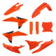 КОМПЛЕКТ ПЛАСТИКУ POLISPORT (ПОВНИЙ) KTM SX/SX-F/XC/XC-F '25-'26 ВКЛЮЧАЄ ПЕРЕДНЮ НАКЛАДУ ТА ЗАХИСНІ НАКЛАДКИ АМОРТИЗАТОРІВ ПОМАРАНЧЕВОГО КОЛЬОРУ (OEM)