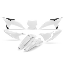 Пластиковий комплект UFO 2025/11 з кришкою фари KTM SX 85 '25-'26 білий