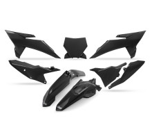 Пластиковий комплект UFO 2025/11 з кришкою фари KTM SX 85 '25-'26 ЧОРНИЙ