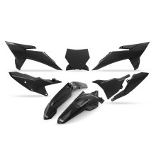 Пластиковий комплект UFO 2025/11 з кришкою фари KTM SX 85 '25-'26 ЧОРНИЙ