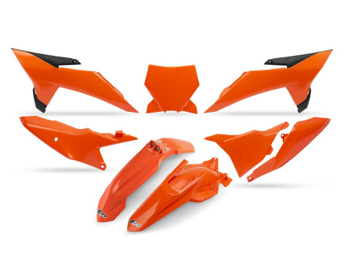 Пластиковий комплект UFO 2025/11 з кришкою фари KTM SX 85 '25-'26, помаранчевий
