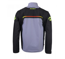 Куртка KENNY RACING ADVENTURE/ENDURO, ТРЕК СІРИЙ/НЕОНОВИЙ ЖОВТИЙ, КОЛІР ЧОРНИЙ/СІРИЙ/ФЛУОРОТЕНЗУРНИЙ, РОЗМІР XXL