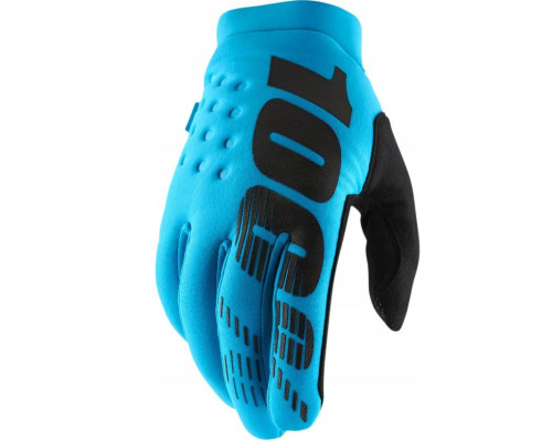 Рукавички 100 PERCENT CROSS/ENDURO BRISKER БІРЮЗОВІ, РОЗМІР L