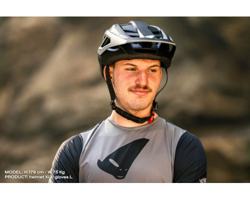 Шолом UFO MTB / E-BIKE DEFCON - три кольори, чорний/сірий, розмір XS/S/M (HE15003EXS/S/M)