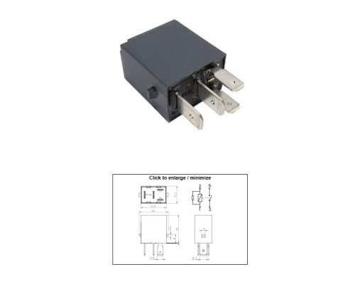 DZE RELAY (РЕЛЕ,ПОТУЖНІСТЬ) HONDA; HUSQVARNA; KTM