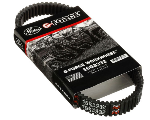 Ремінь приводу квадроциклів GATES G-FORCE (876x29x13,4 мм) YAMAHA YFM 350 BRUIN '04-'08, GRIZZLY '07-'11, KODIAK '07-'08, WOLVERINE '06-'09 (16G3332) (замінює 9827-01055)