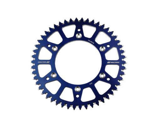 ЗАДНЯ ЗІРКА SCAR RACING З АЛЮМІНІЮ 27050 YAMAHA YZ / YZF / WR YZ 250F '01-'25, YZ 450F '03-'25 YZ 125 / 250 '99-'25, FANTIC XX / XE / XEF '21-'25 СИНЯ