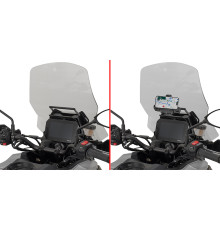 ХРЕСТОВИЙ КРОНШТЕЙН GIVI ДЛЯ КРІПЛЕННЯ GPS / СМАРТФОНУ - YAMAHA Tracer 9 / Tracer 9 GT / Tracer 9 GT+ (25)