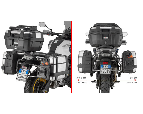 GIVI MONOKEY SIDE CASE FRAME - CFMOTO 700 mt adv (25)