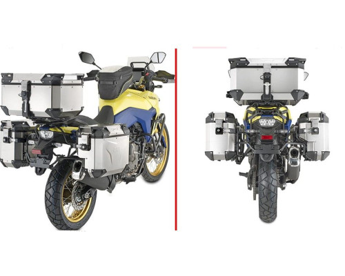 БІЧНИЙ СТІЙКАЧ КЕЙСА KAPPA 2025/11 MONOKEY CAM SIDE SUZUKI V-STROM 800 DE / SE '23-'25 - ДЛЯ АЛЮМІНІЄВОГО КЕЙСА KVG K'VOYAGER - ПРАВА ВСТАВА KVGS33