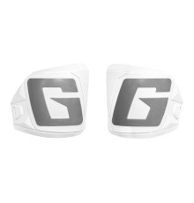ЗАПАСНІ ПАНЕЛІ GAERNE З ЛІТЕРОЮ 'G' 2 ШТ. R+L ДЛЯ ВЗУТТЯ SG-12 КОЛІР БІЛИЙ З СІРИМ "G"
