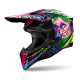 AIROH CROSS / ENDURO / ATV / QUAD WRAAAP МУЗИЧНИЙ КОЛІР ЧОРНИЙ/ЗЕЛЕНИЙ/ФІОЛЕТОВИЙ РОЗМІР L