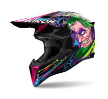 AIROH CROSS / ENDURO / ATV / QUAD WRAAAP МУЗИЧНИЙ КОЛІР ЧОРНИЙ/ЗЕЛЕНИЙ/ФІОЛЕТОВИЙ РОЗМІР S