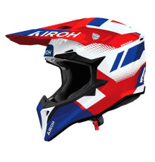 AIROH CROSS / ENDURO / ATV / QUAD WRAAAP VISION КОЛІР ЧЕРВОНИЙ/СИНІЙ/БІЛИЙ РОЗМІР L