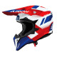 AIROH CROSS / ENDURO / ATV / QUAD WRAAAP VISION КОЛІР ЧЕРВОНИЙ/СИНІЙ/БІЛИЙ РОЗМІР L