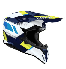 Окуляри AIROH CROSS / ENDURO / ATV / QUAD WRAAAP VISION, колір флуоресцентний, жовтий/синій/білий, розмір M