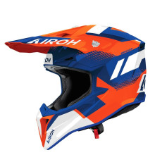 Чохол AIROH CROSS / ENDURO / ATV / QUAD WRAAAP VISION ПОМАРАНЧЕВИЙ/СИНІЙ/БІЛИЙ РОЗМІР S