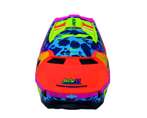 Шолом Kenny Racing Cross/Enduro Performance ERT Graphic + колір SOCAL, помаранчевий, розмір S