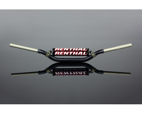 Кермо RENTHAL 1.1/8 дюйма (28.6 мм) MX TWINWALL 995, чорне, заводське, KTM ELI TOMAC, чорне з губкою