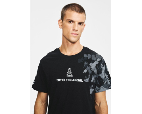 РІЗНОМАНІТНІ НОВІ ТОВАРИ EXTREME TEAM - ФУТБОЛКА DKR CAMO 256 ЧОРНА M