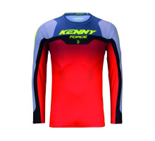 Футболка KENNY RACING CROSS/ENDURO FORCE BEACH СІРИЙ/ЧЕРВОНИЙ РОЗМІР S